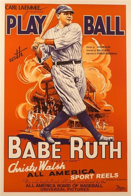 Play Ball with Babe Ruth의 포스터