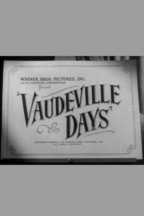 Vaudeville Days의 포스터