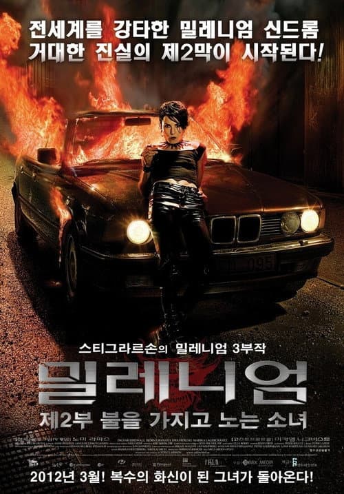 밀레니엄: 제2부 불을 가지고 노는 소녀의 포스터