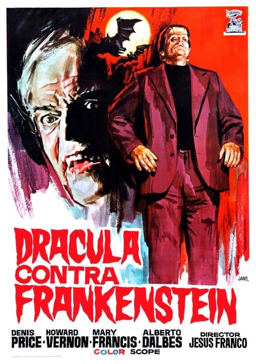 Dracula contra Frankenstein의 포스터