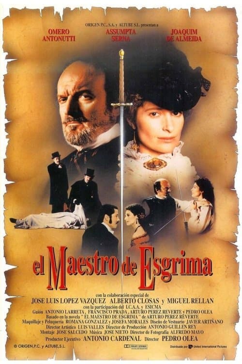 El maestro de esgrima의 포스터